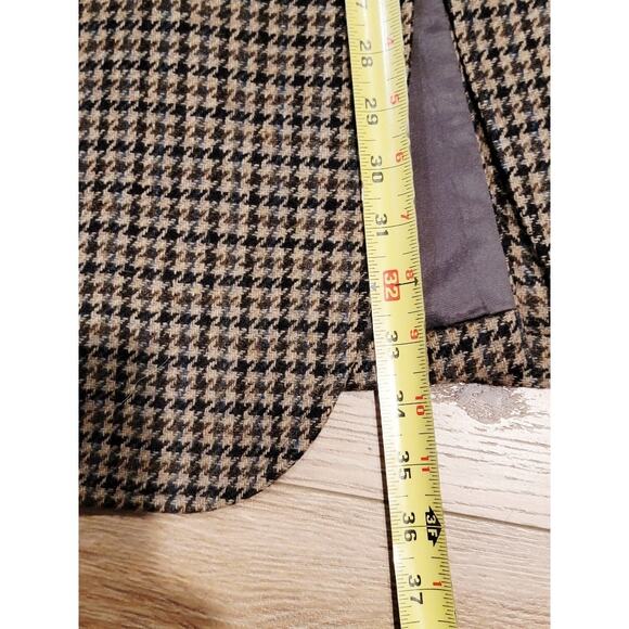 Brooks Brothers Plaid Blazer Brown Check Sportcoat Men's Sz 46 Long Brown - Picture 9 of 13